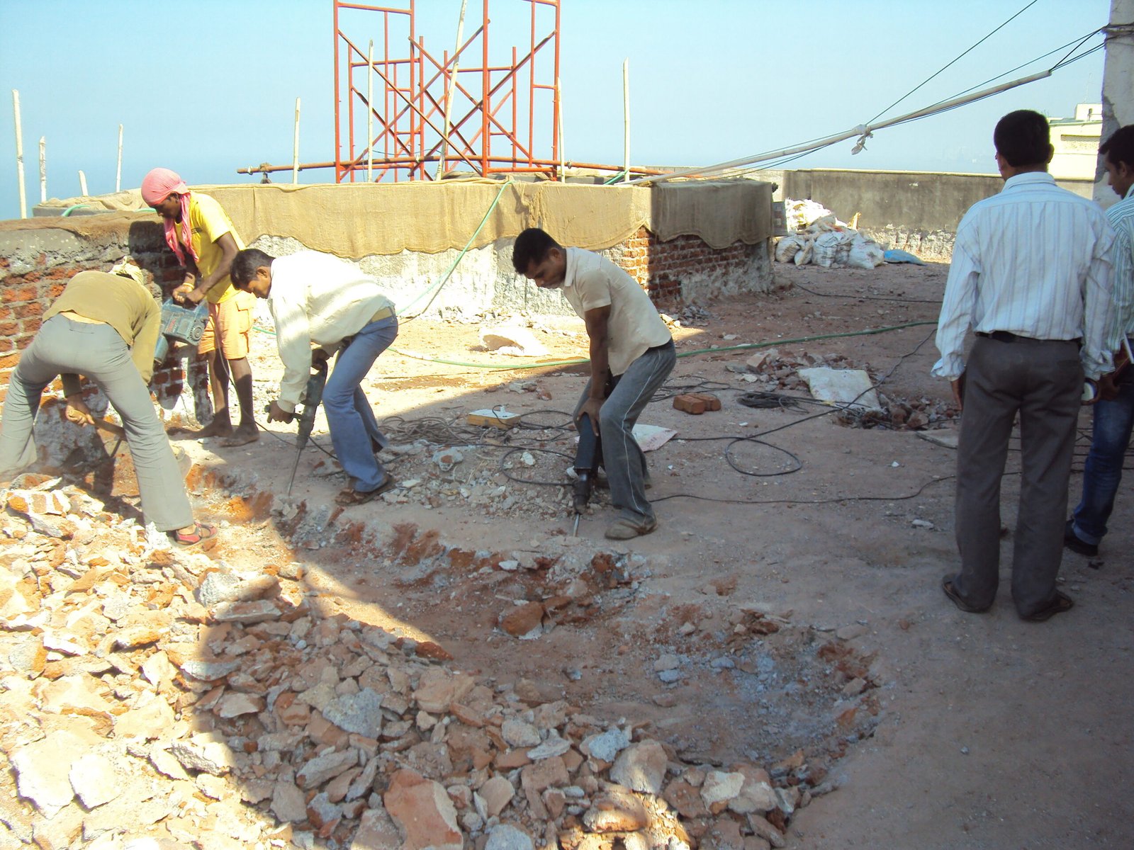 Breaking Old Waterproofing