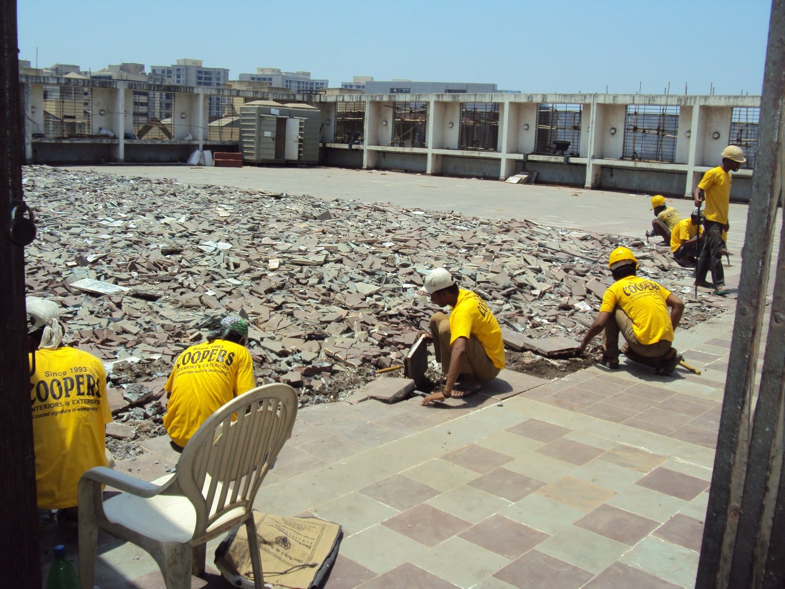 Breaking Terrace Waterproofing